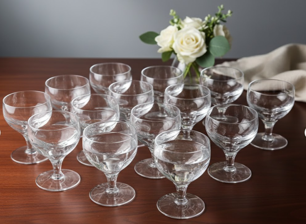 Antiquität Likörgläser 21-teilig Gläser Set Vintage Sammlerstück